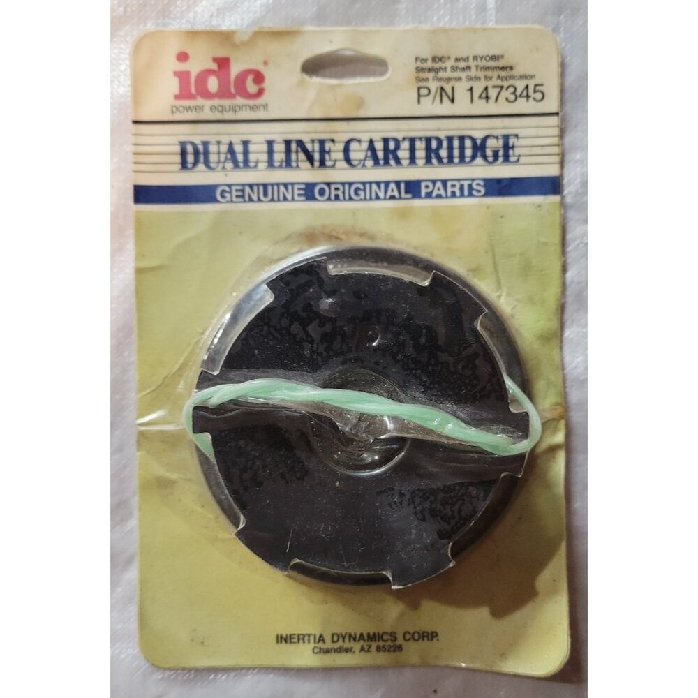 Dual Line Cartridge P/N 147345 for IDC & RYOBI .095 Straight Shaft Trimmers